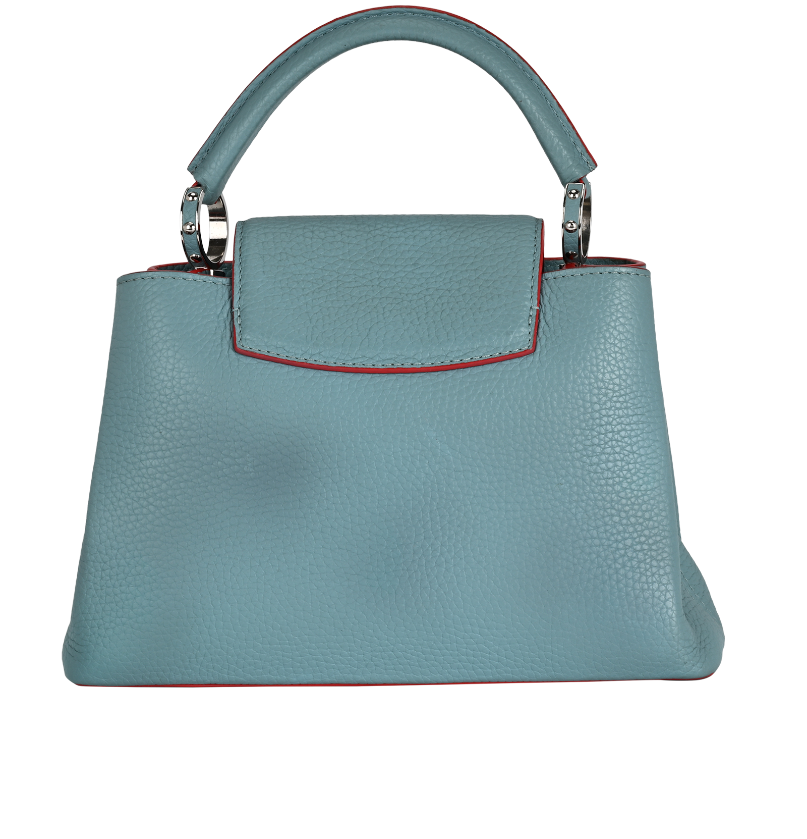 Capucines BB, &pound;2,400, Handbags, Light Blue, Leather, Back view